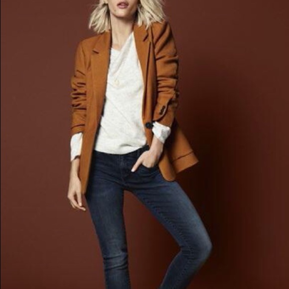 ONLY Stylish Boyfriend Blazer, Rich Camel